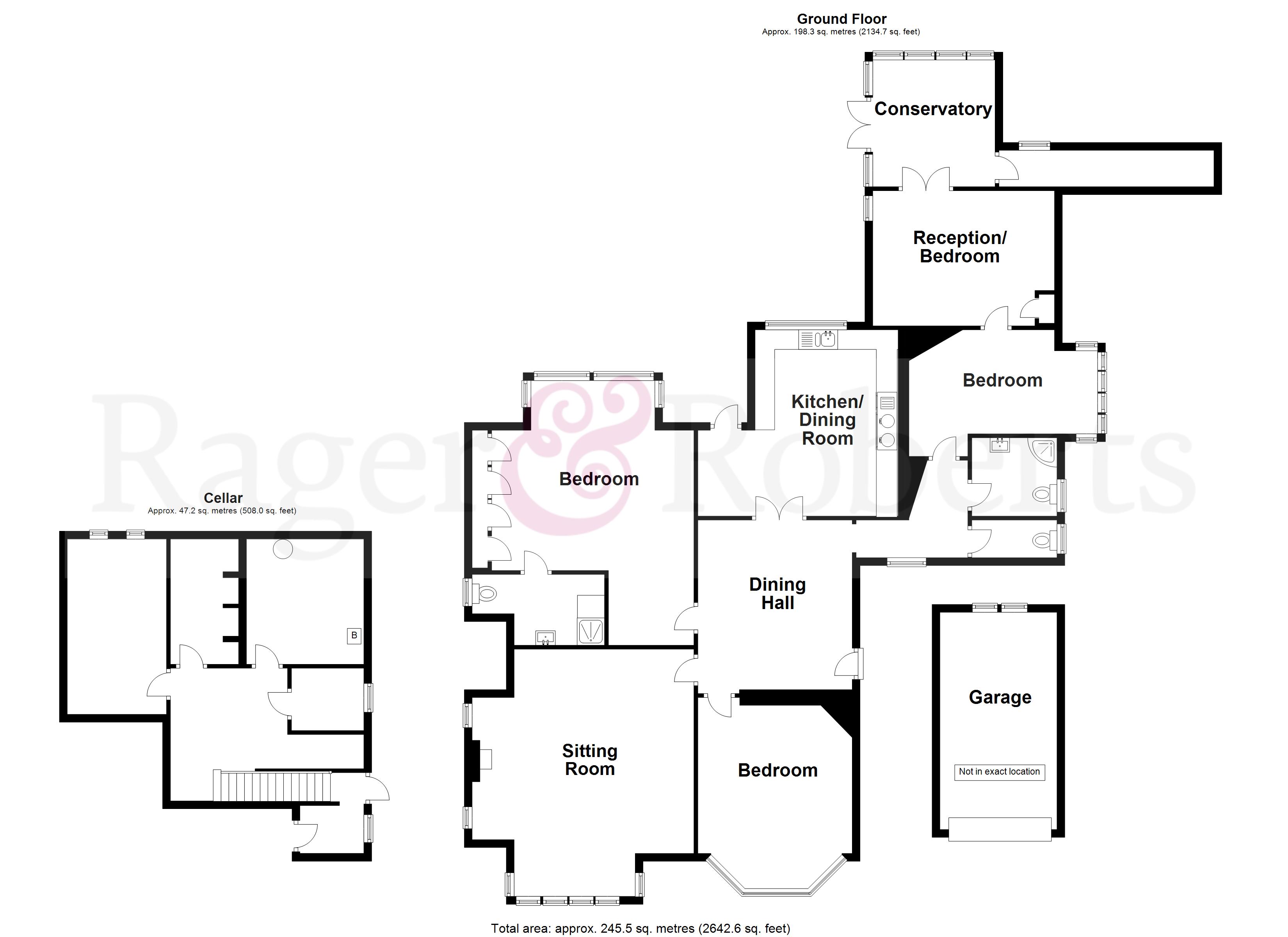 Garden Flat, Warley Lodge, 16, Denton Road, Eastbourne floorplan