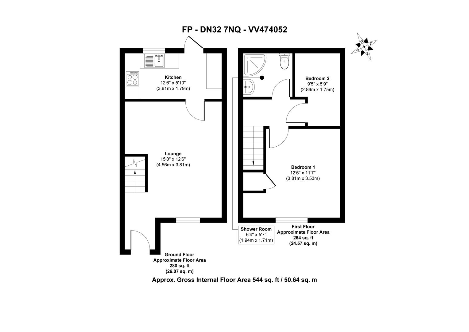 Harold Street, Grimsby DN32, 2 bedroom semidetached house for sale
