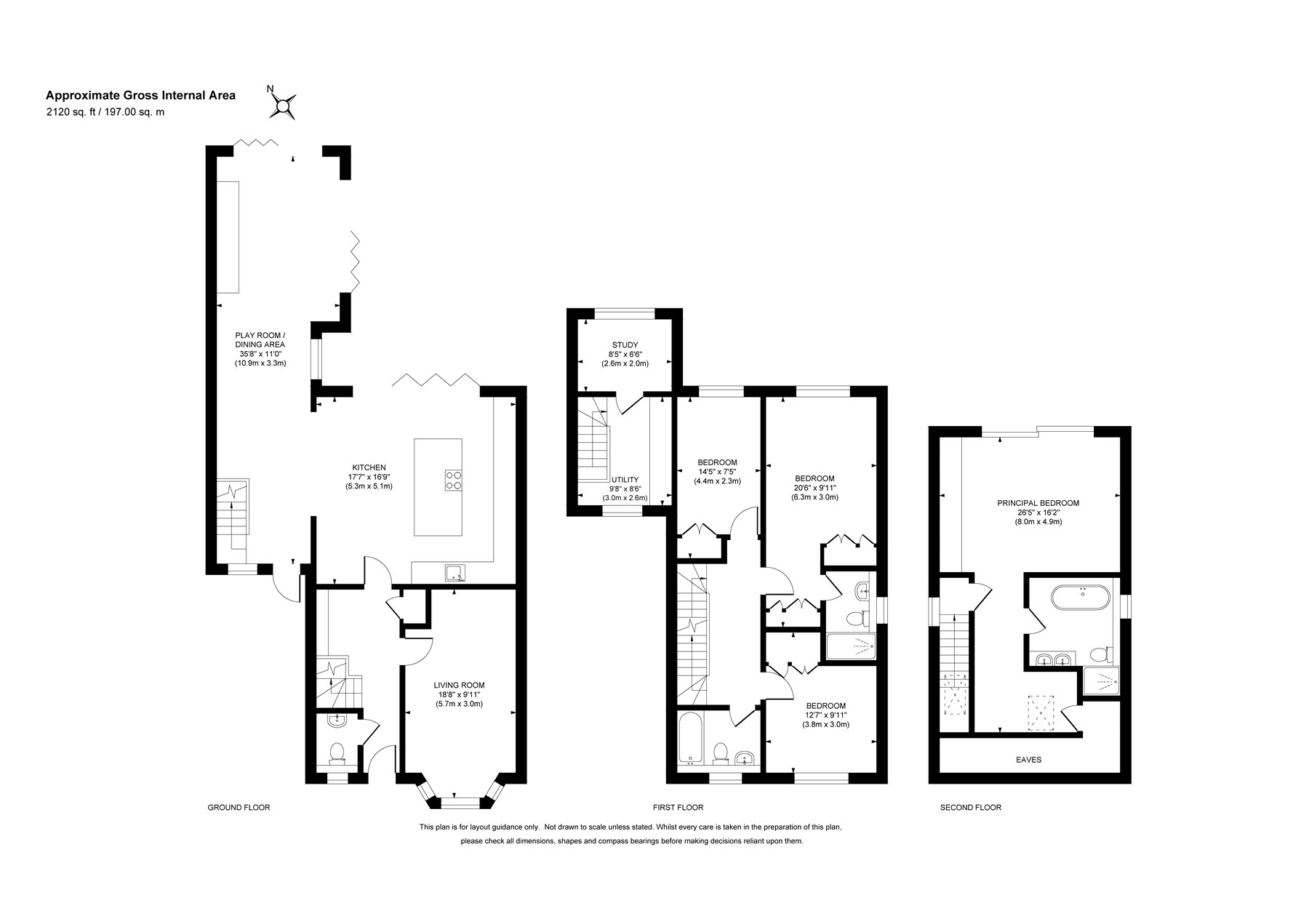 19, Rose Meadow, Woking floorplan