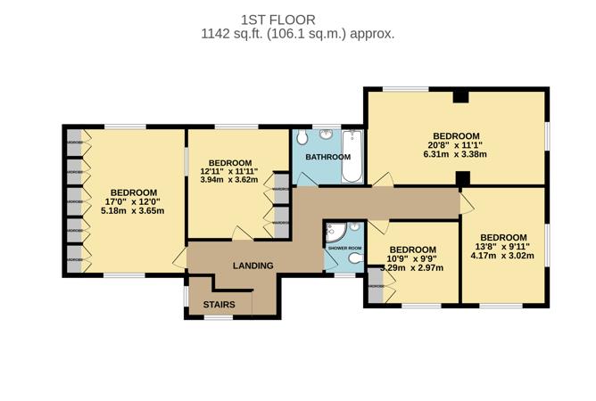 Longmeads, Chepstow floorplan