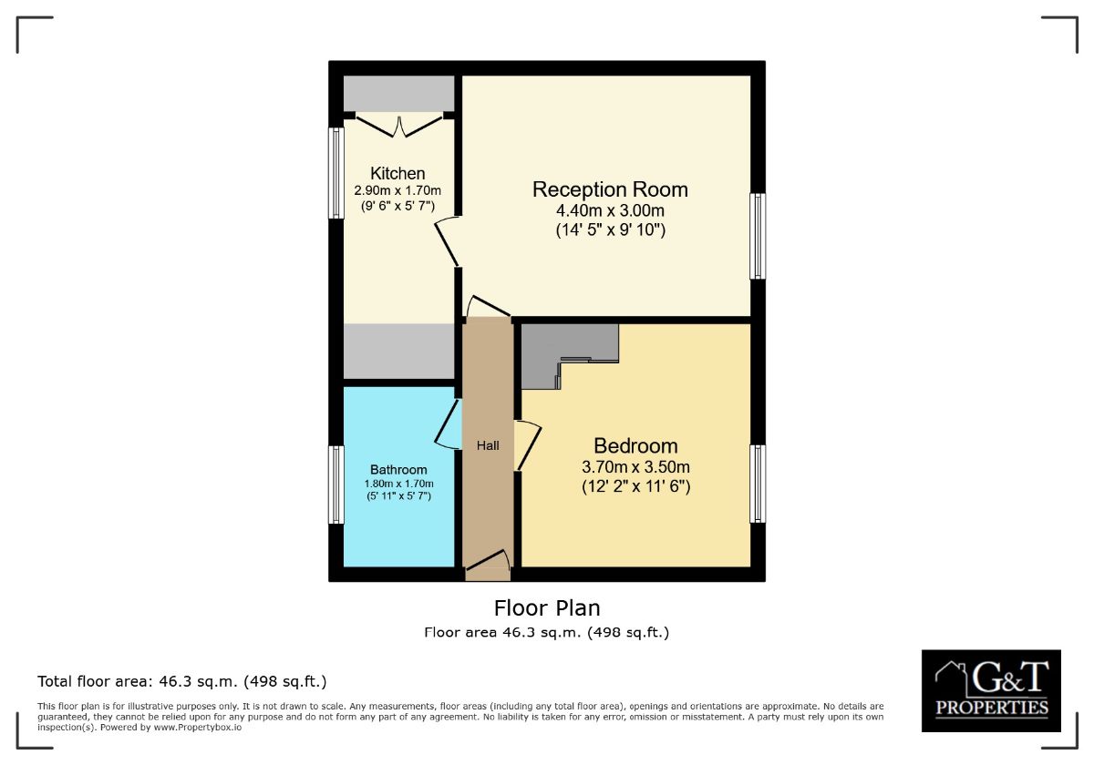 12 The Croft, Dudley floorplan