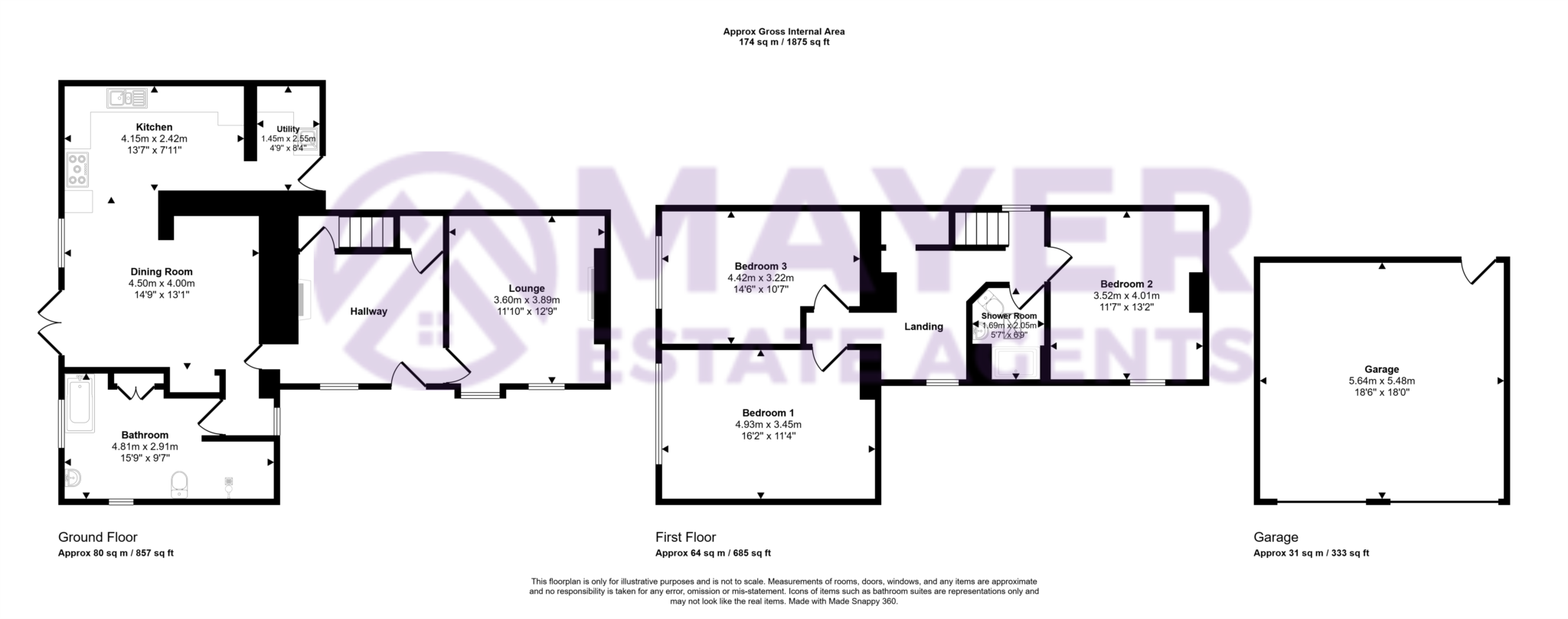 38, Mount Tamar Close, Plymouth floorplan