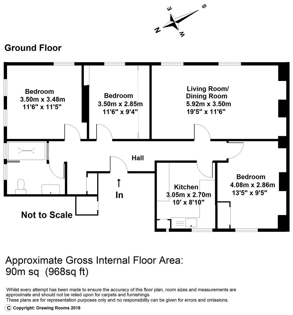 3 Bedrooms Flat for sale in St. Andrews Square, Surbiton KT6