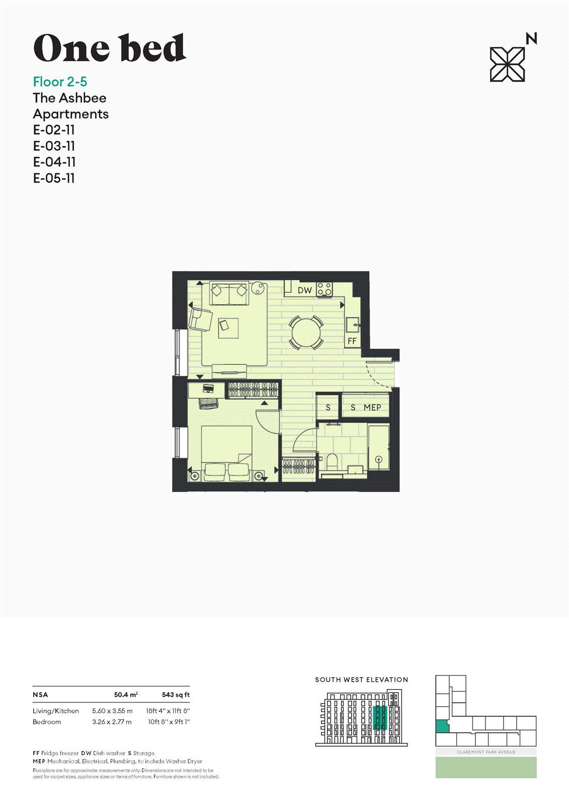 (E-03-11) Ashbee, Flat 39, Brent Cross Town, London floorplan