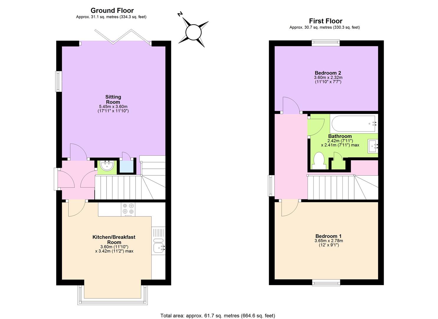9, Staunton Way, Bristol floorplan