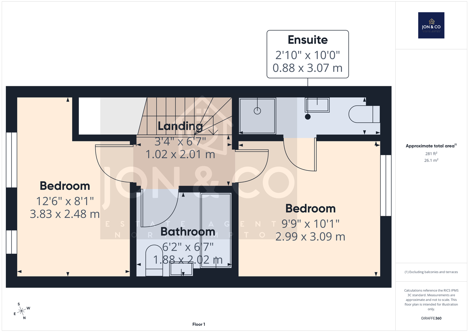 185, Damselfly Road, Northampton floorplan