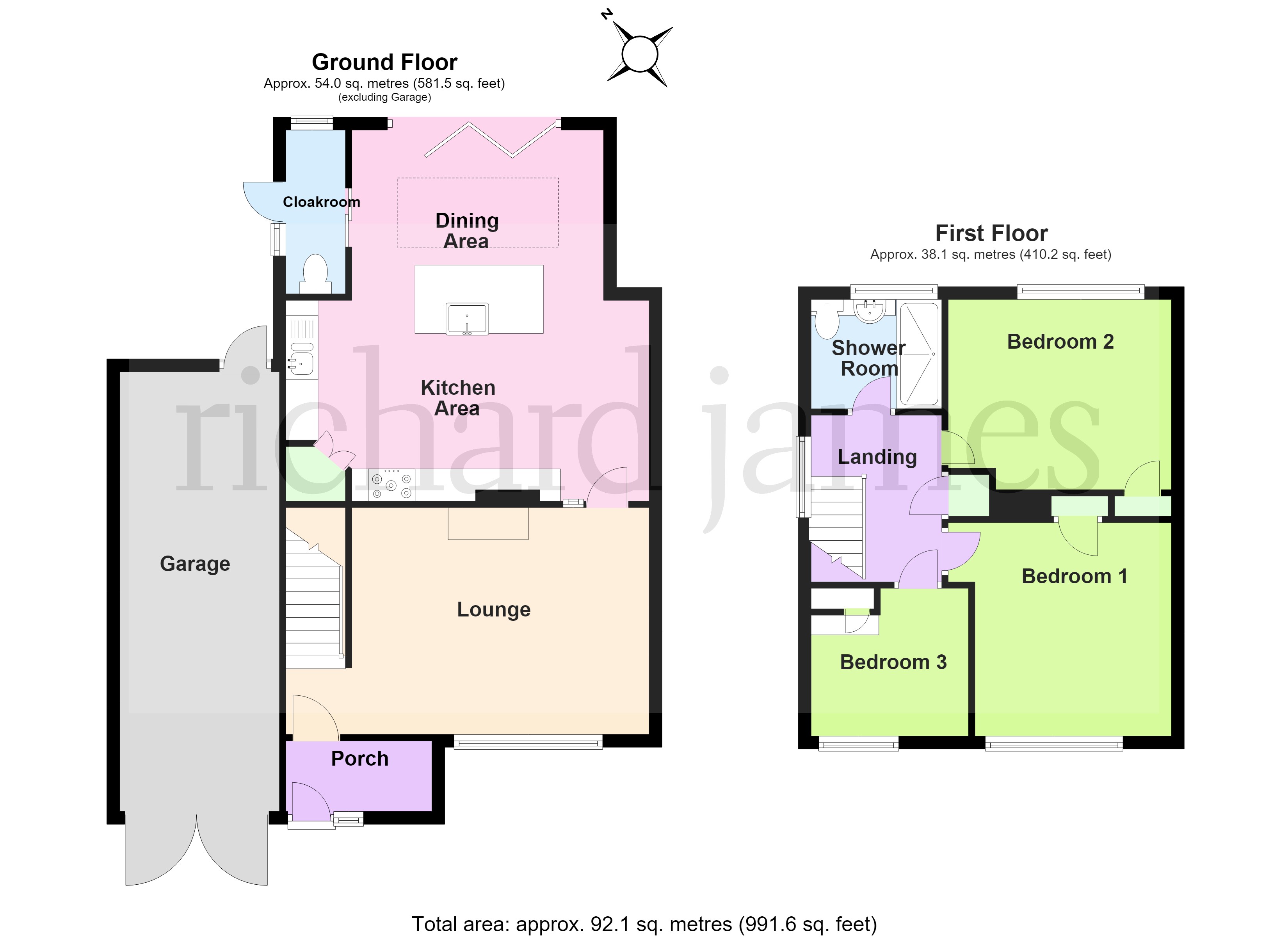 19, Ashridge Close, Rushden floorplan