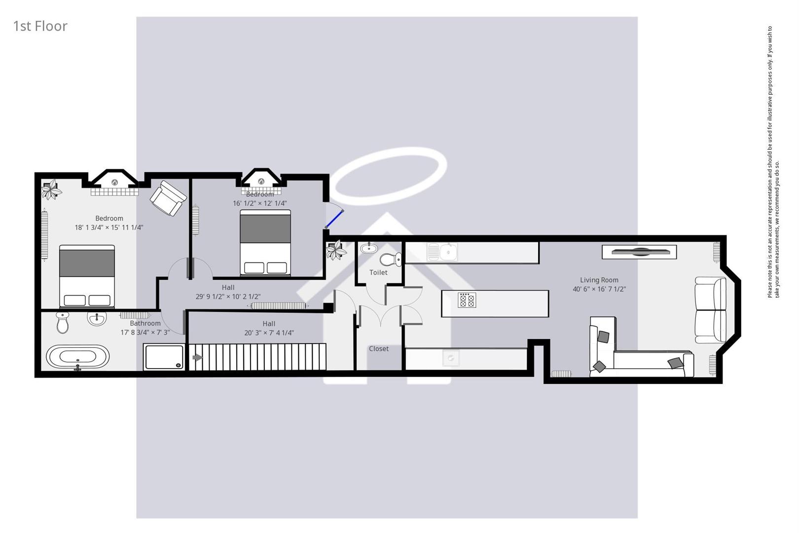 Flat 2, 10, Archer Road, Penarth floorplan