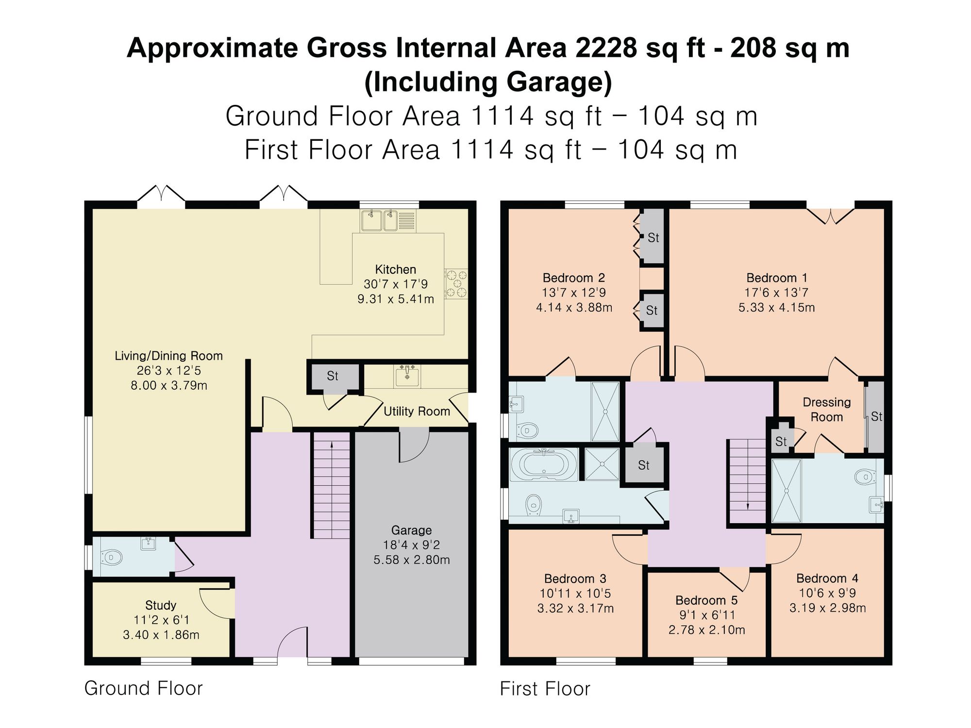 5 The America, Ely floorplan