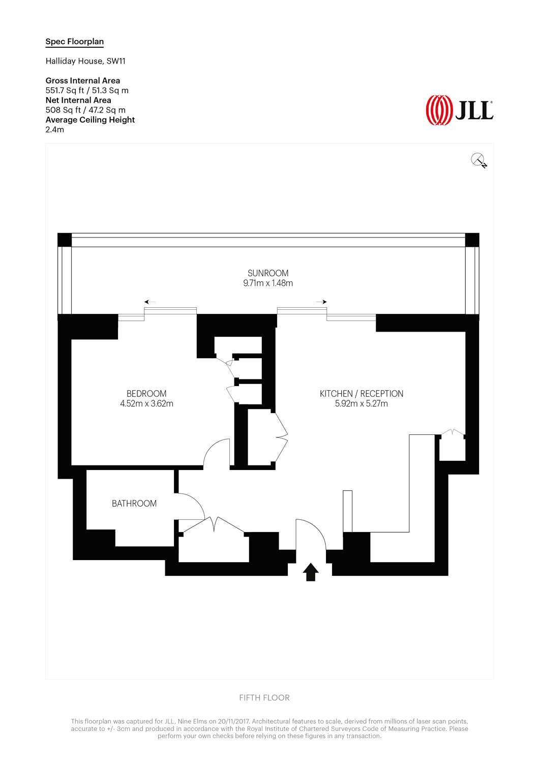 1 Bedrooms Flat to rent in Halliday House, 2 Circus Road West, London SW11