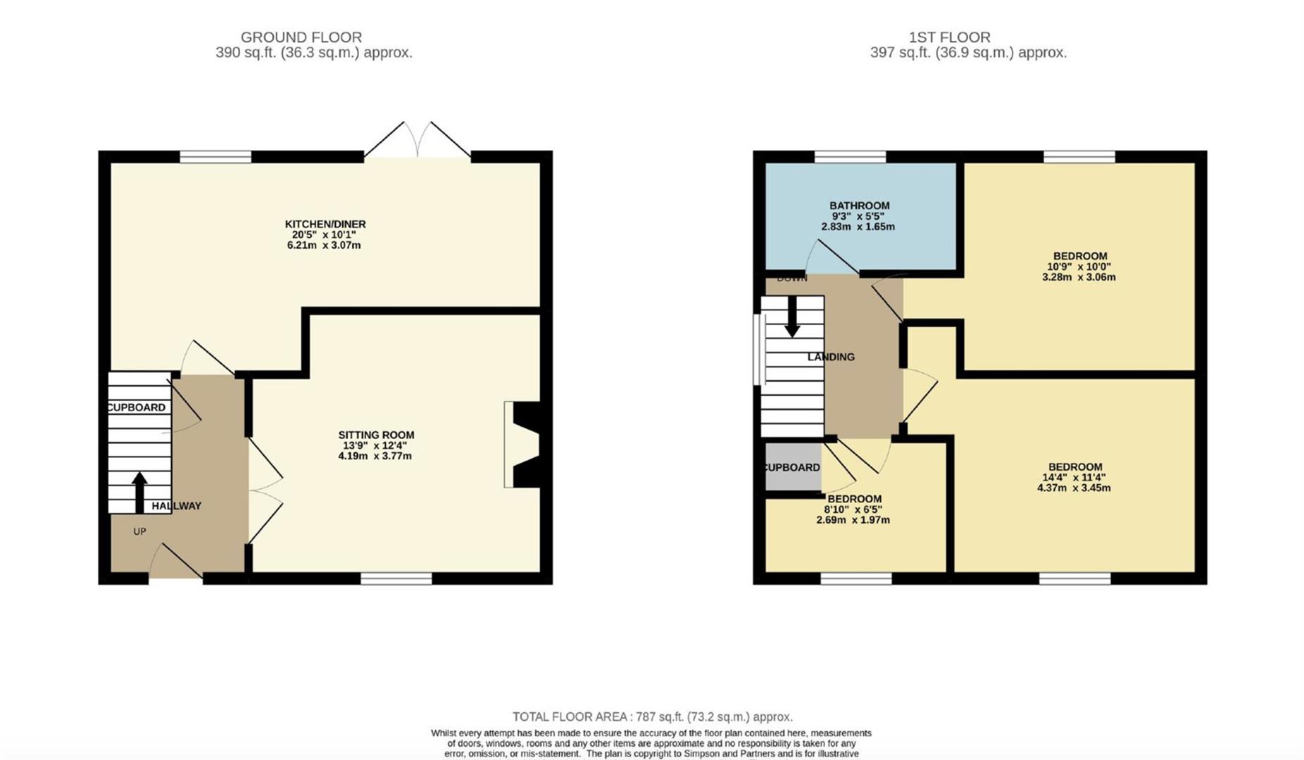 18, Rectory Close, Wellingborough floorplan