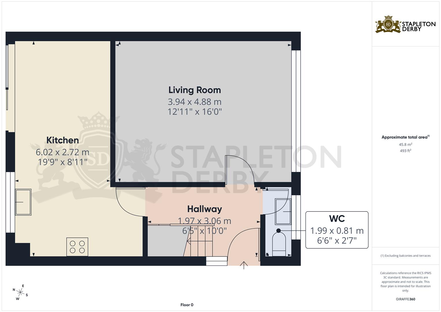 1, Ashley Close, Prescot floorplan