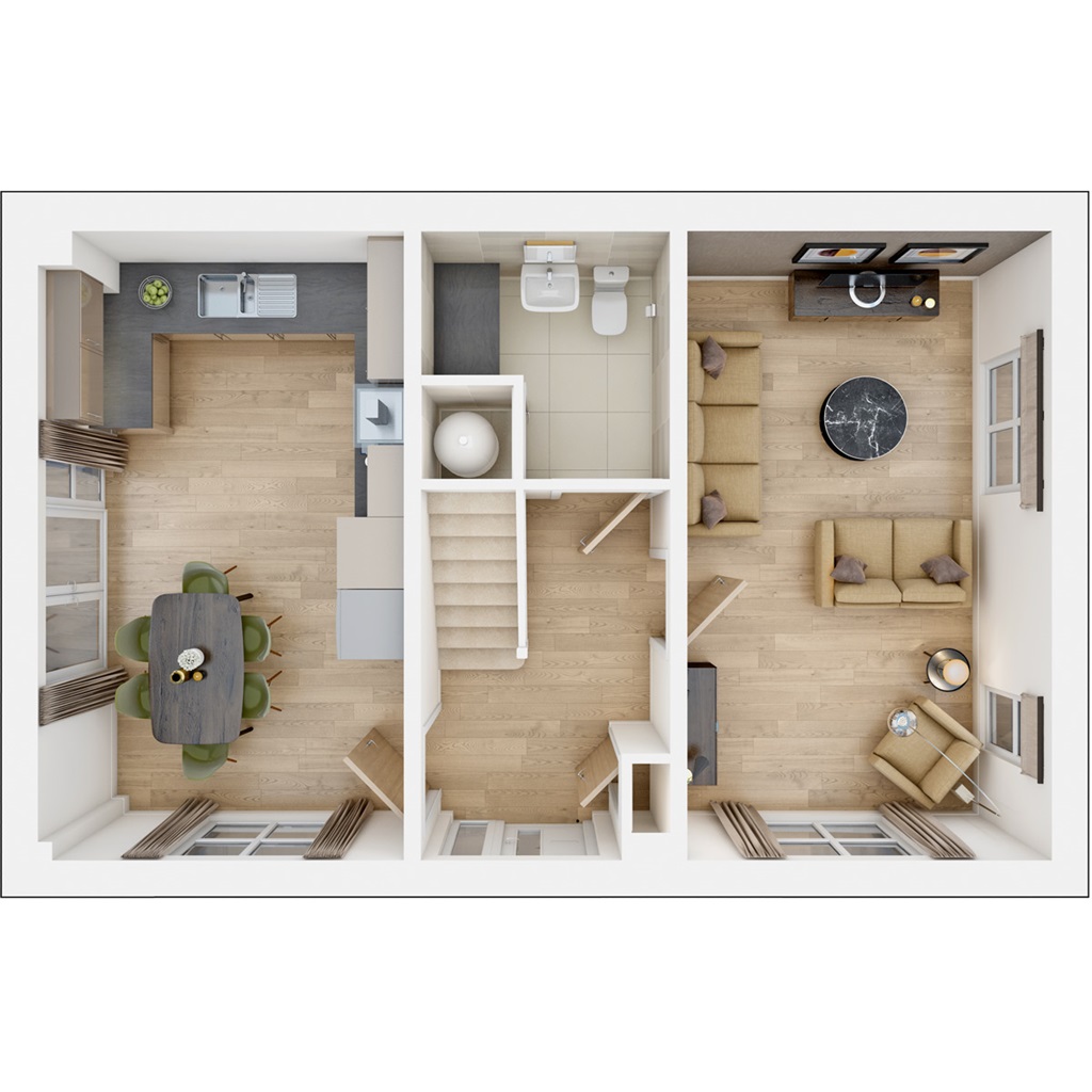 The Aynesdale - Plot 51, Showell Nurseries, Nursery Road, Showell, Chippenham floorplan