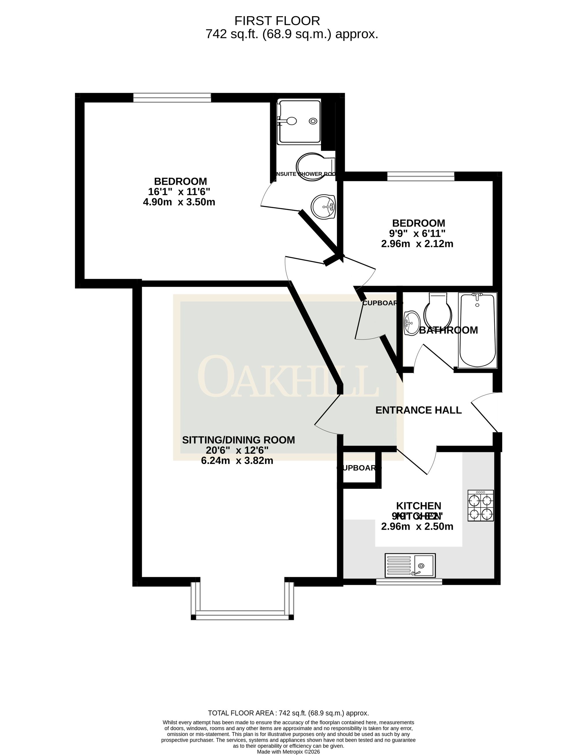 Flat 12, Poynder Lodge London Road, Isleworth floorplan