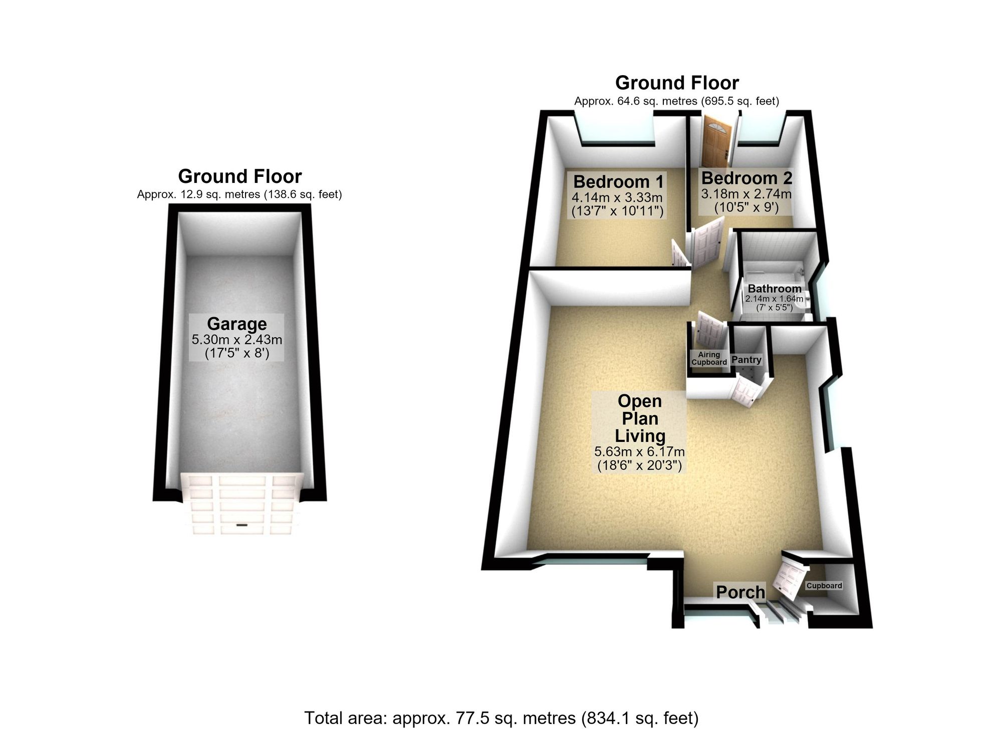 3 Speedwell Close, Brixham floorplan