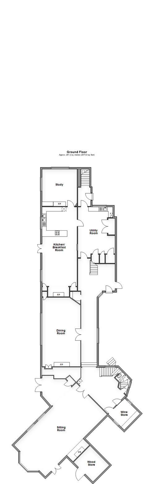 Wadhurst Road Mark Cross, Crowborough floorplan