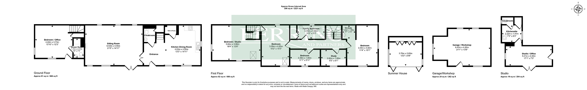 The Beck, (Studio, Workshop & Orchard), Newnham floorplan