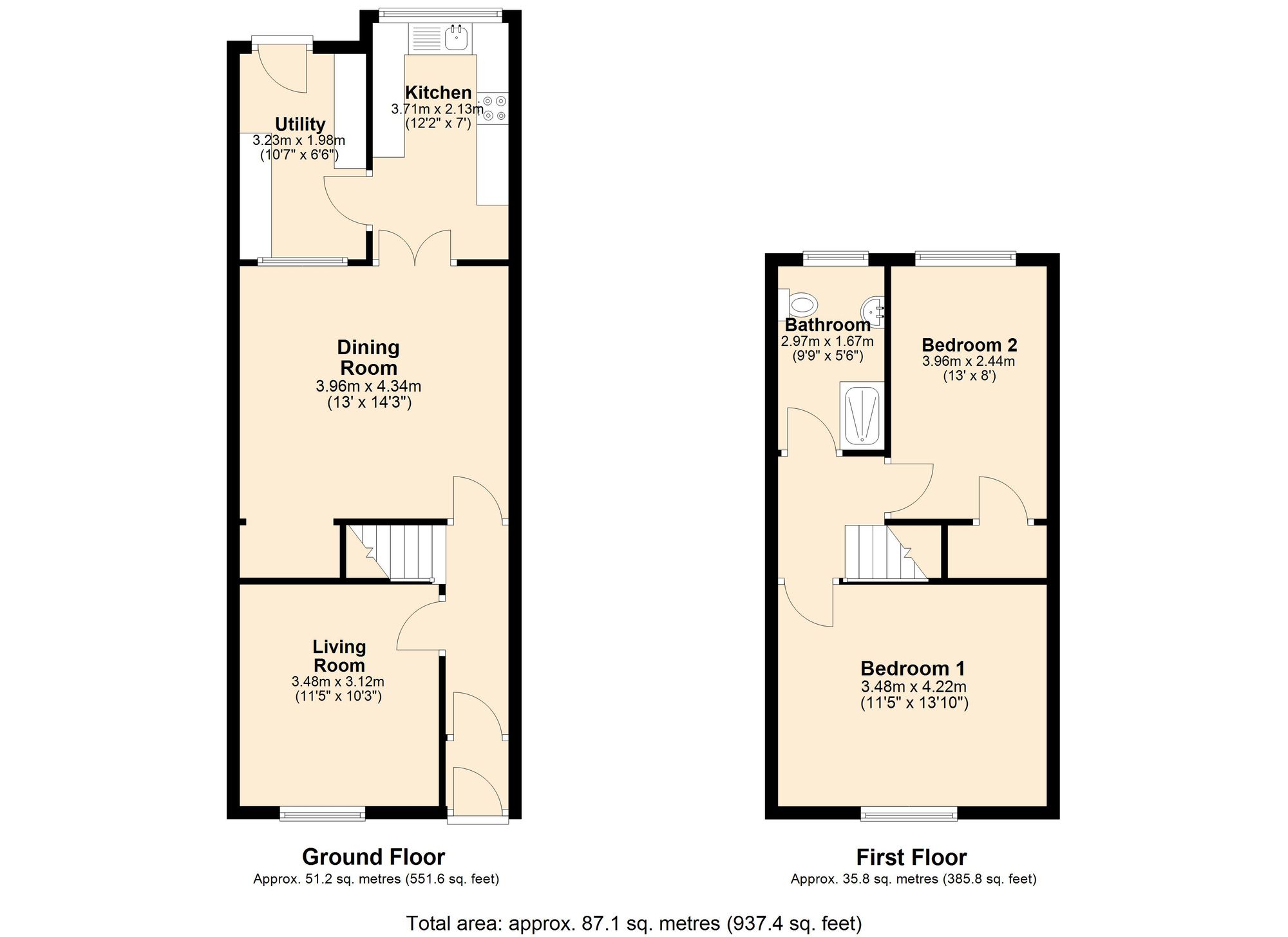 7 Hornby Street, Accrington floorplan