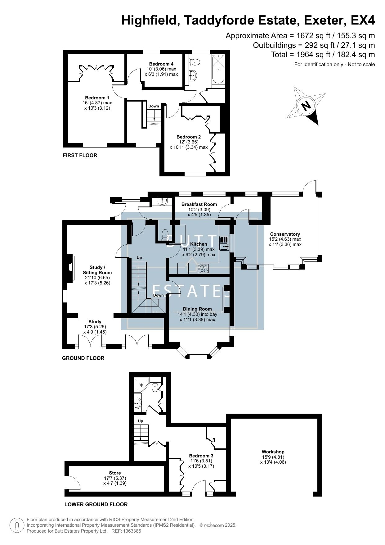 Highfield, Exeter floorplan