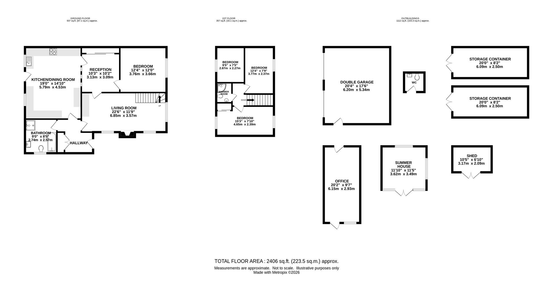 1 Wayside Cottage, Swallows Cross, Brentwood floorplan