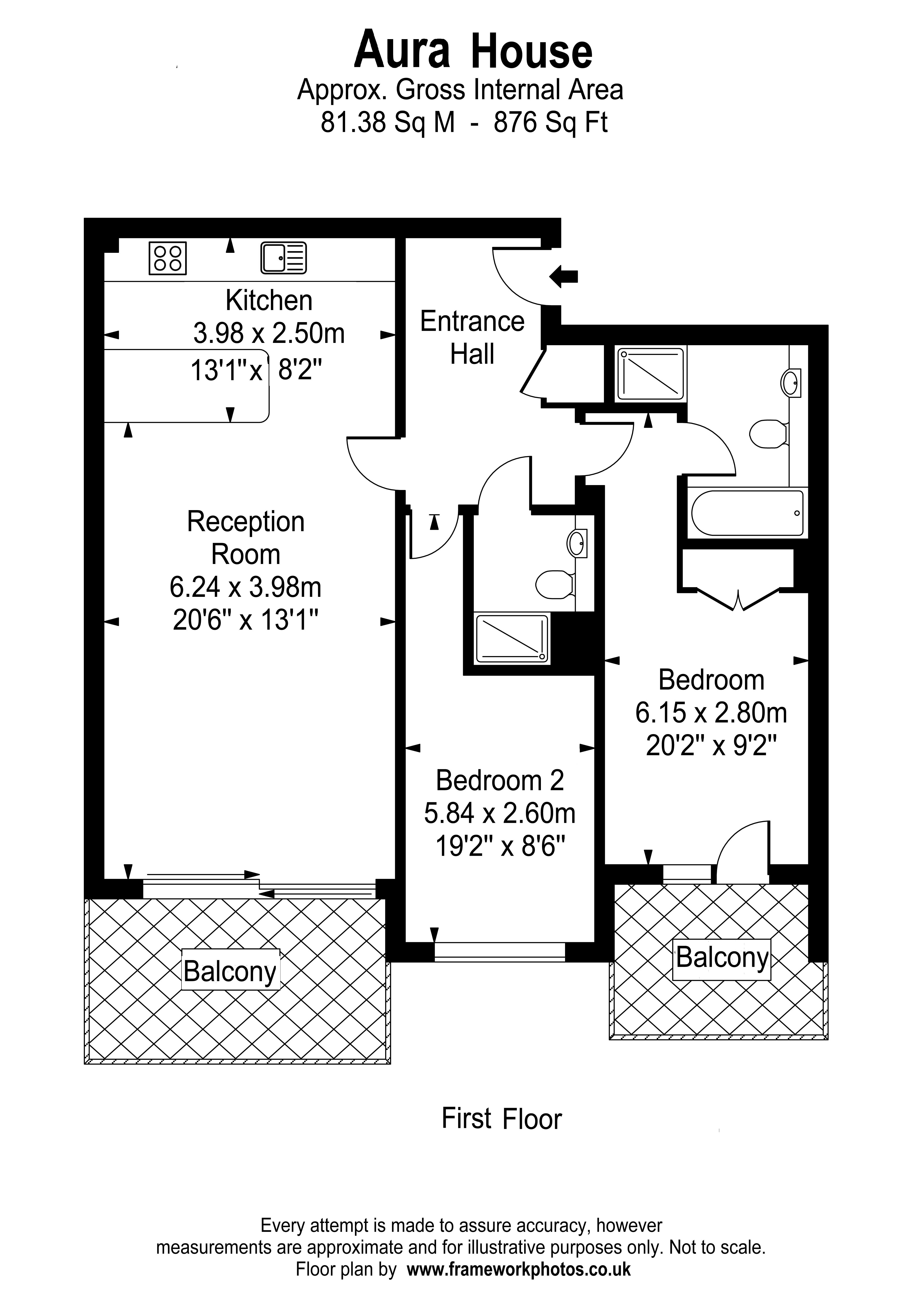 29, Aura House, Kew floorplan