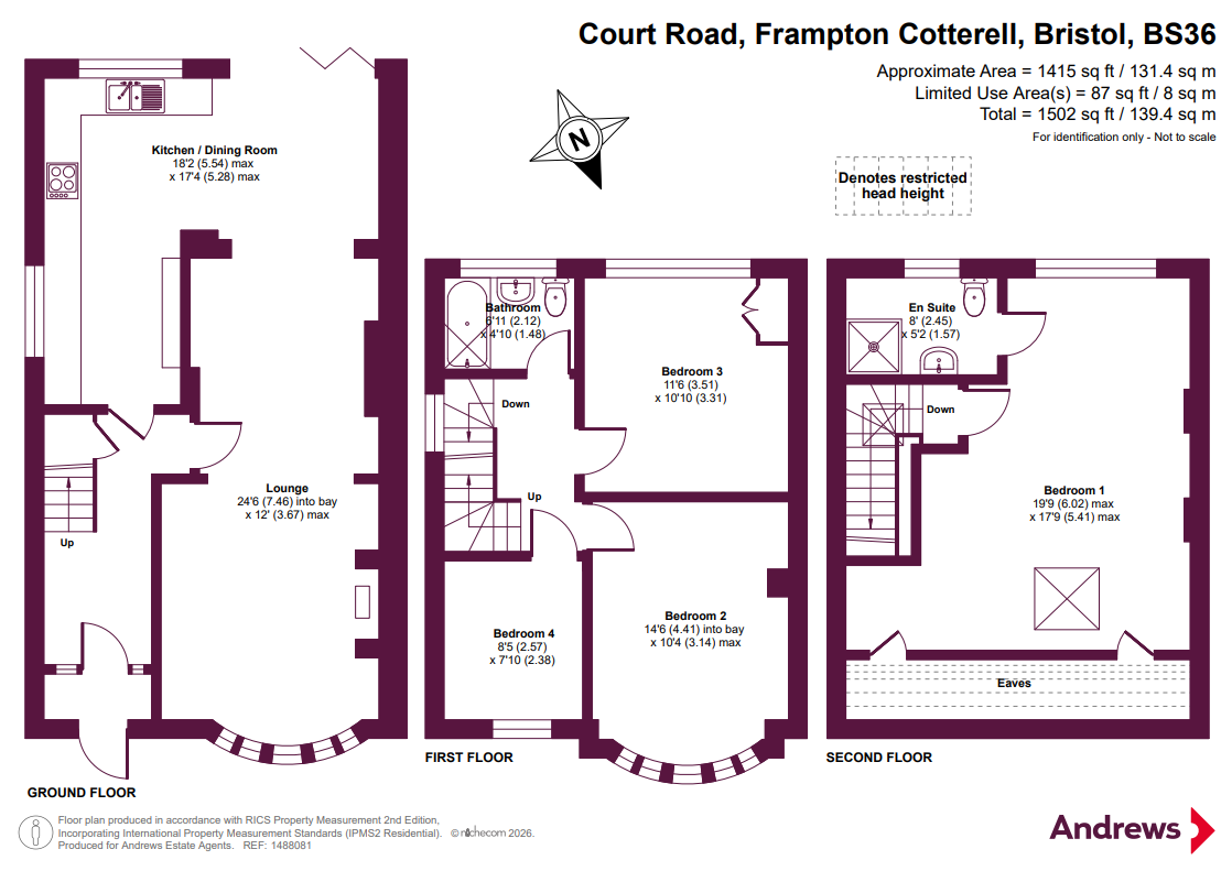 26, Court Road, Bristol floorplan