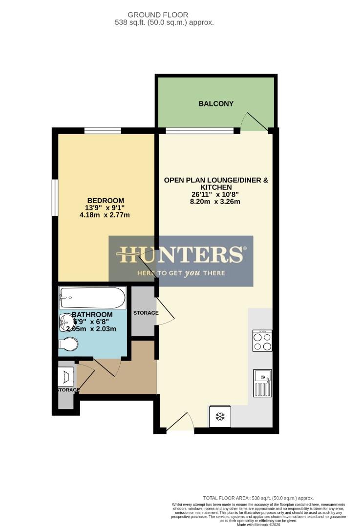 Apartment 3, Willow, 6 Hazel Road, Bristol floorplan