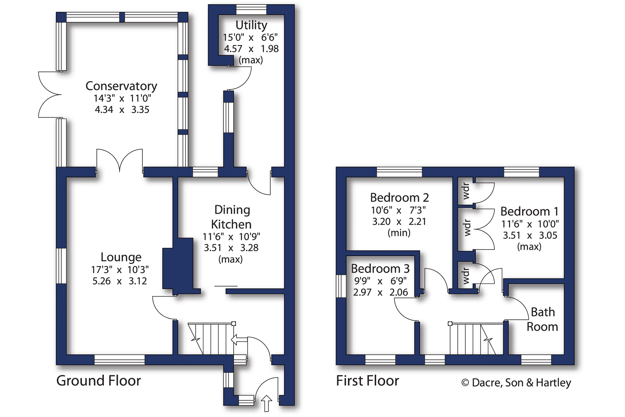 3, Manor Drive, Knaresborough floorplan