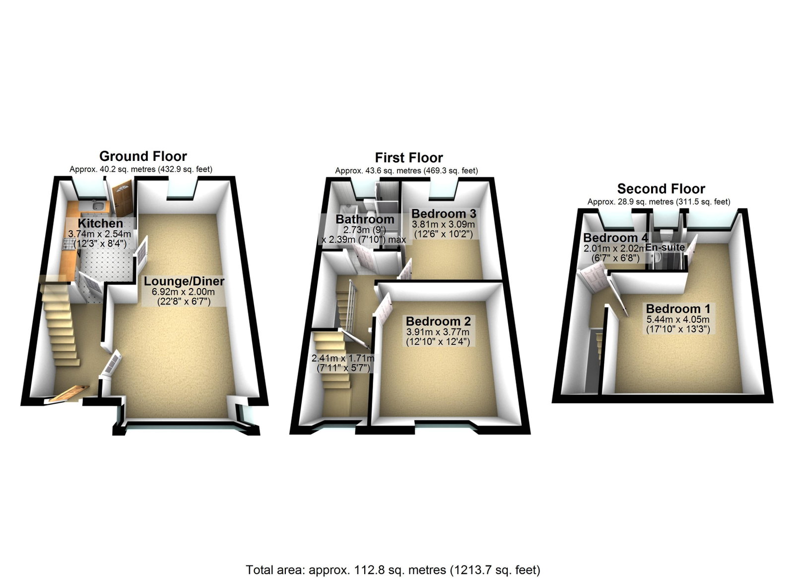 41, Audley Road, Stoke-on-trent floorplan