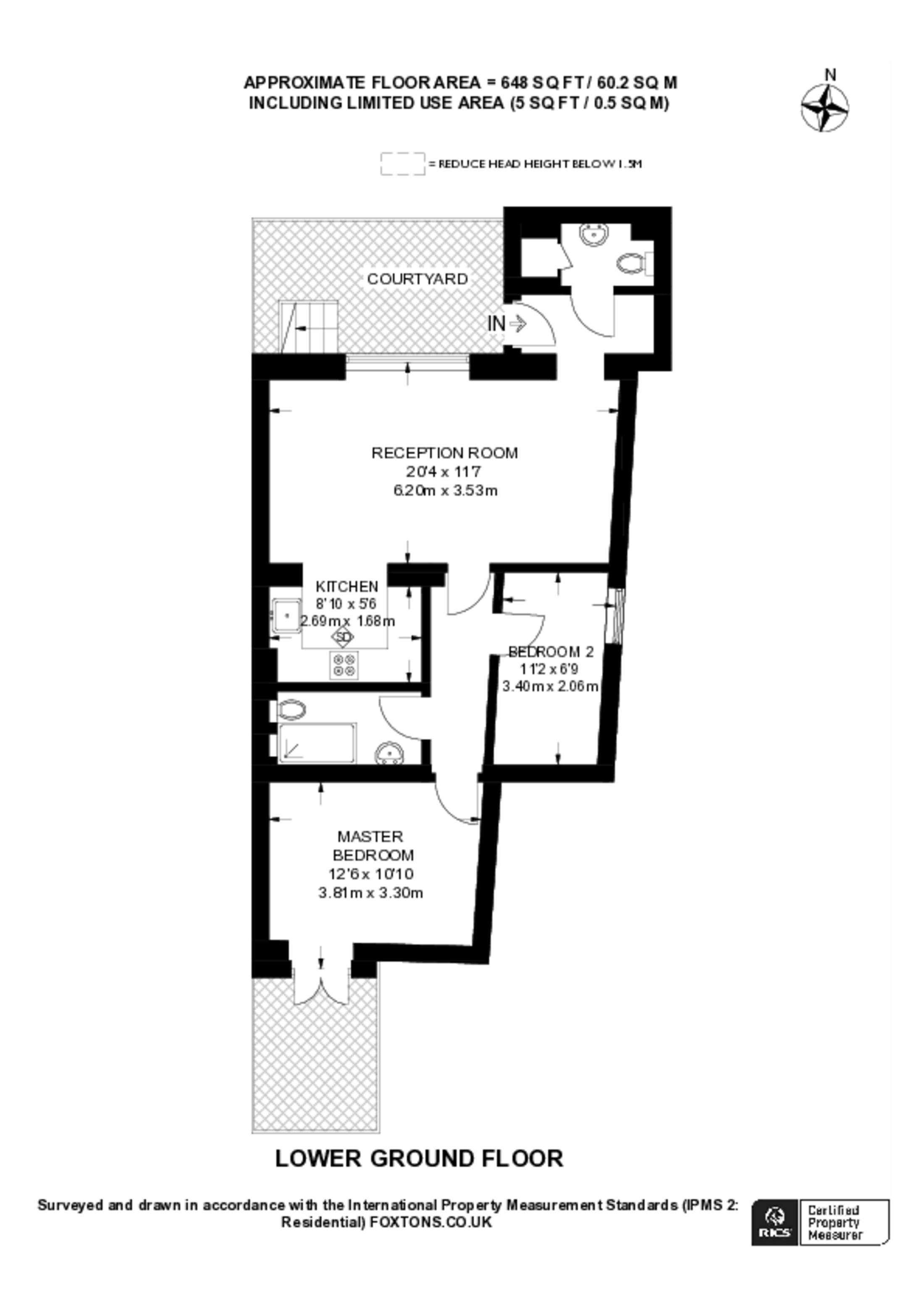 St Stephens Gardens, Notting Hill floorplan