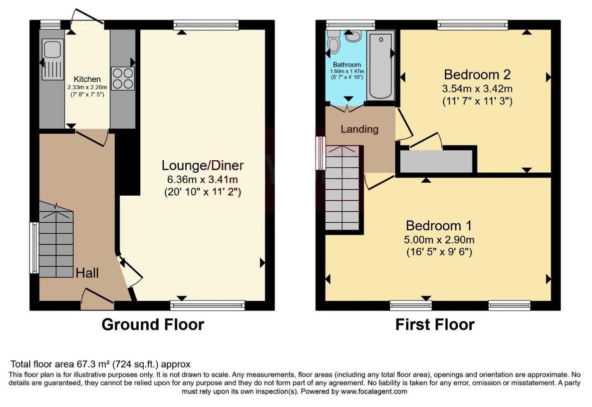 35s, Fallowfield, Stevenage floorplan