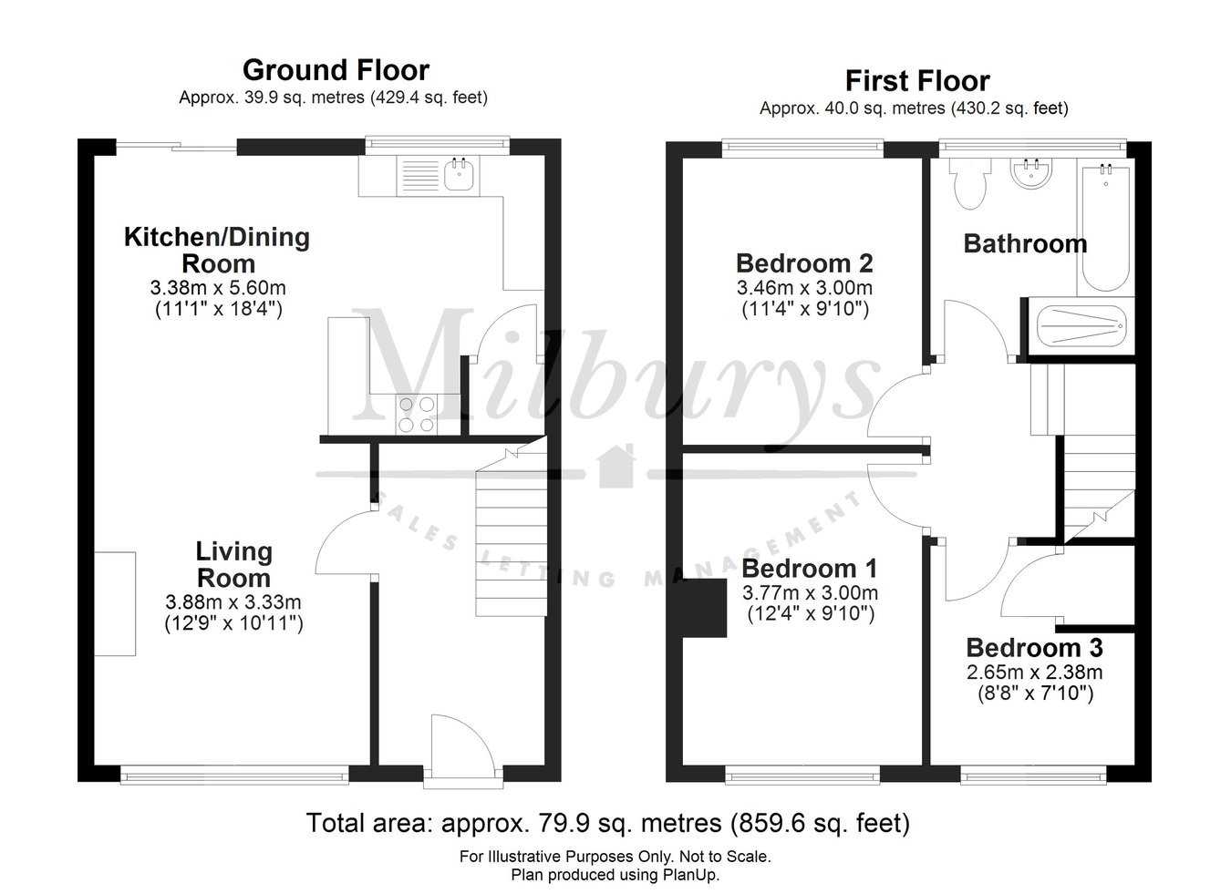 57, Charles Close, South Gloucestershire floorplan
