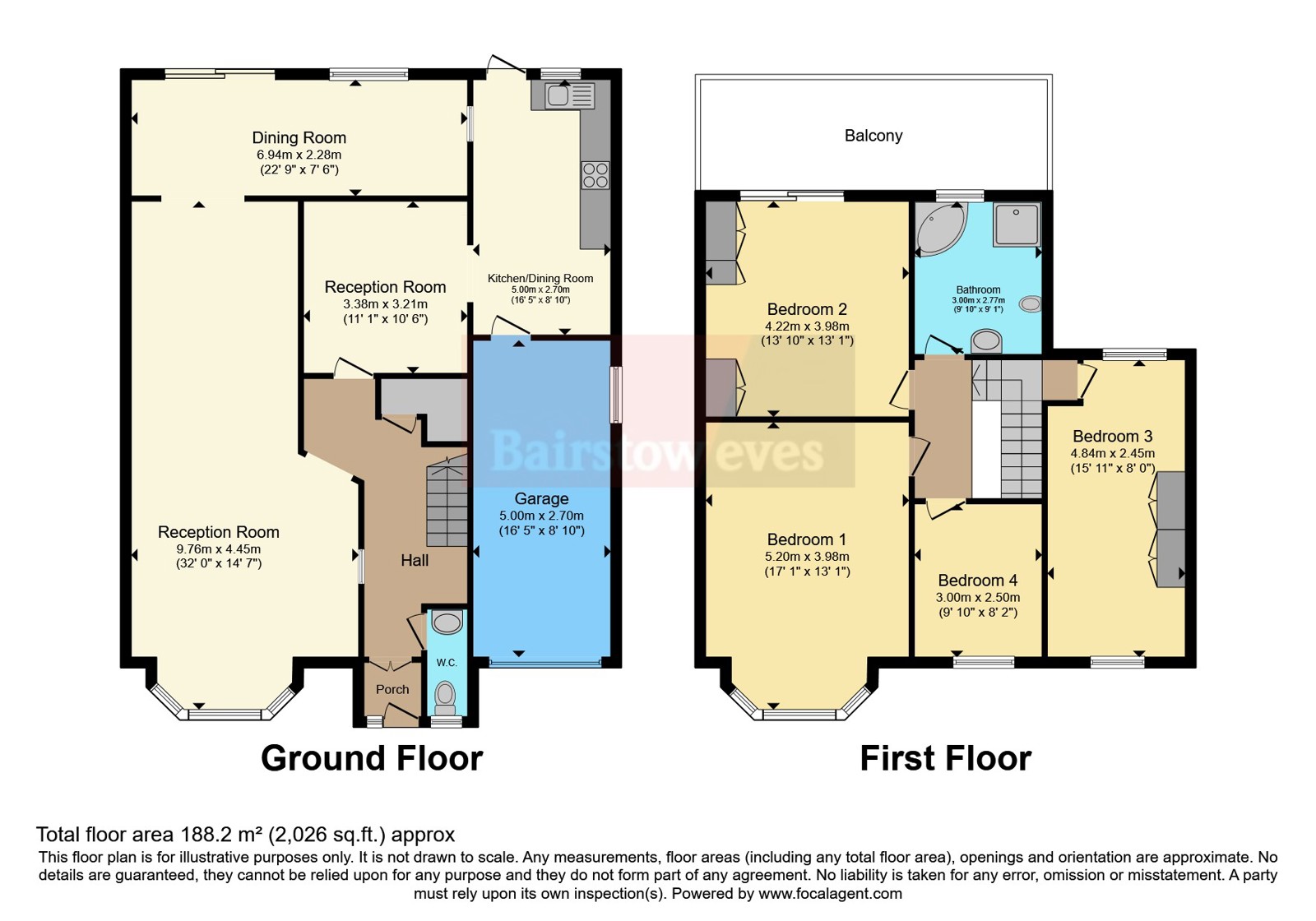 24, Queen Elizabeths Drive, London floorplan