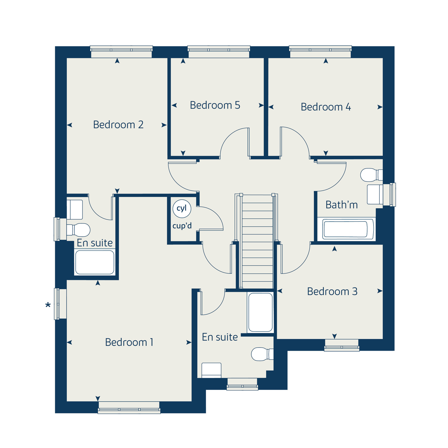 44, Green Hill, Wadebridge floorplan