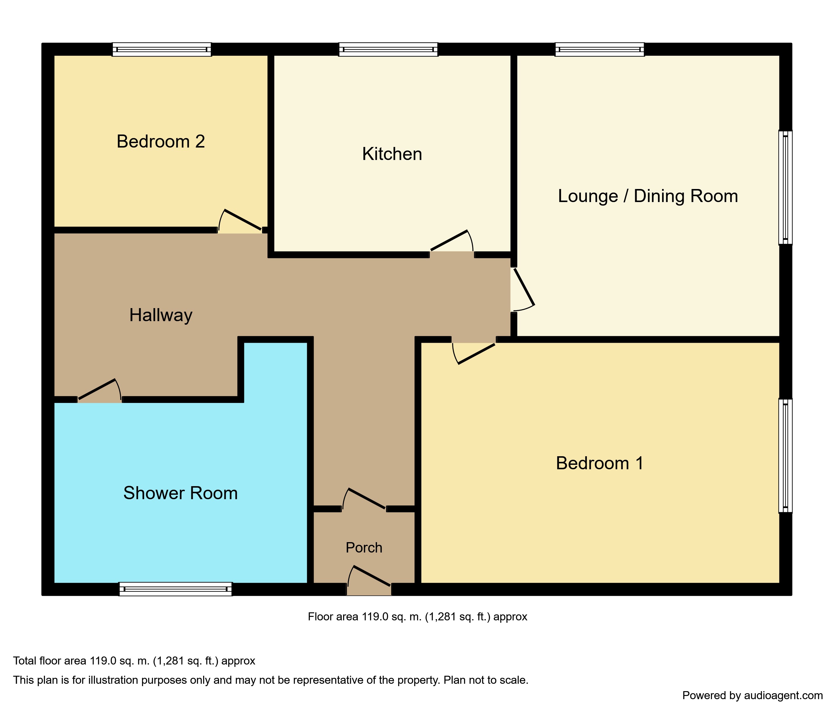 8 The Beeches, Eastfield Road, Newcastle upon Tyne floorplan