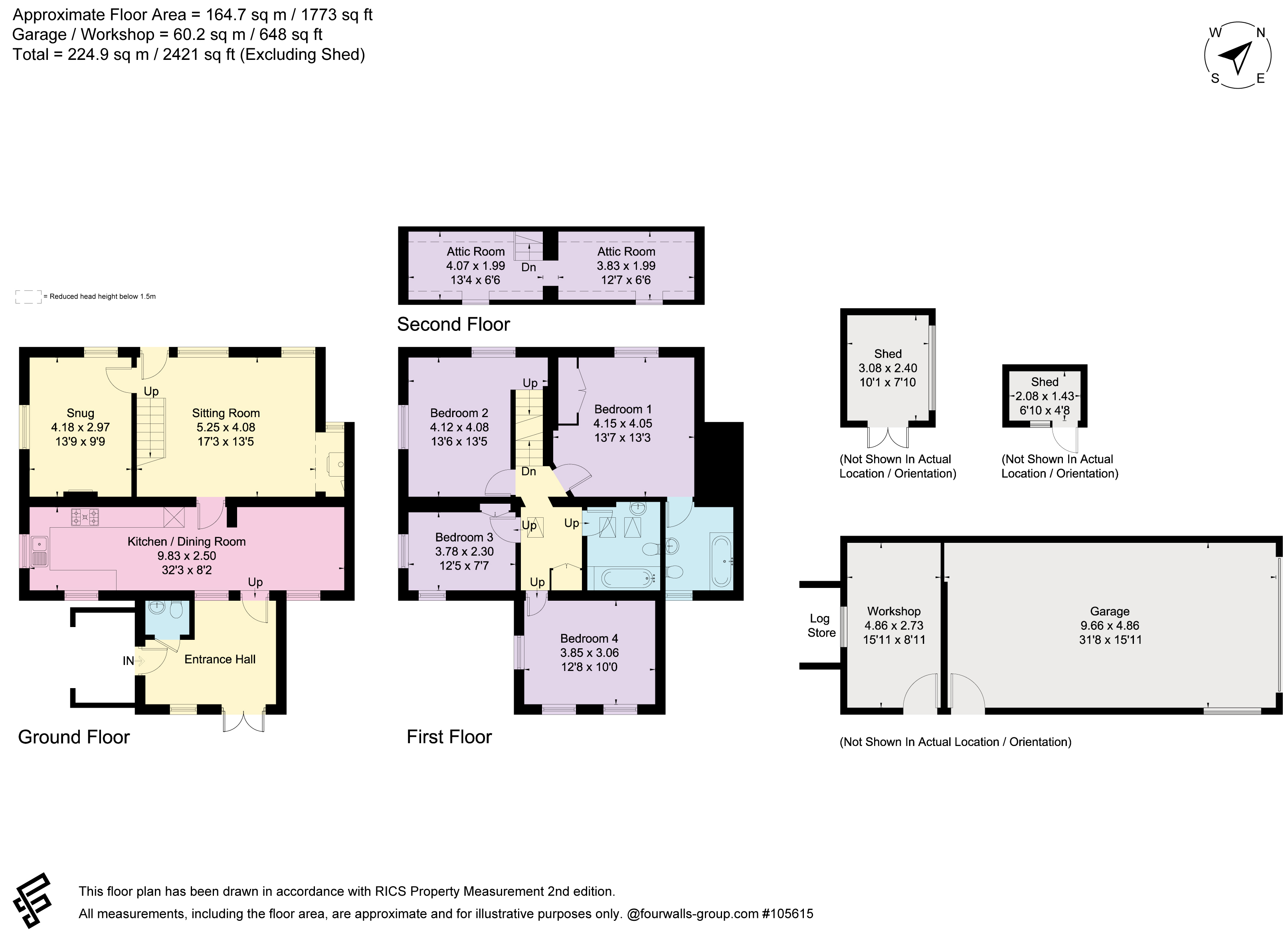 Blakes Hill, Evesham floorplan