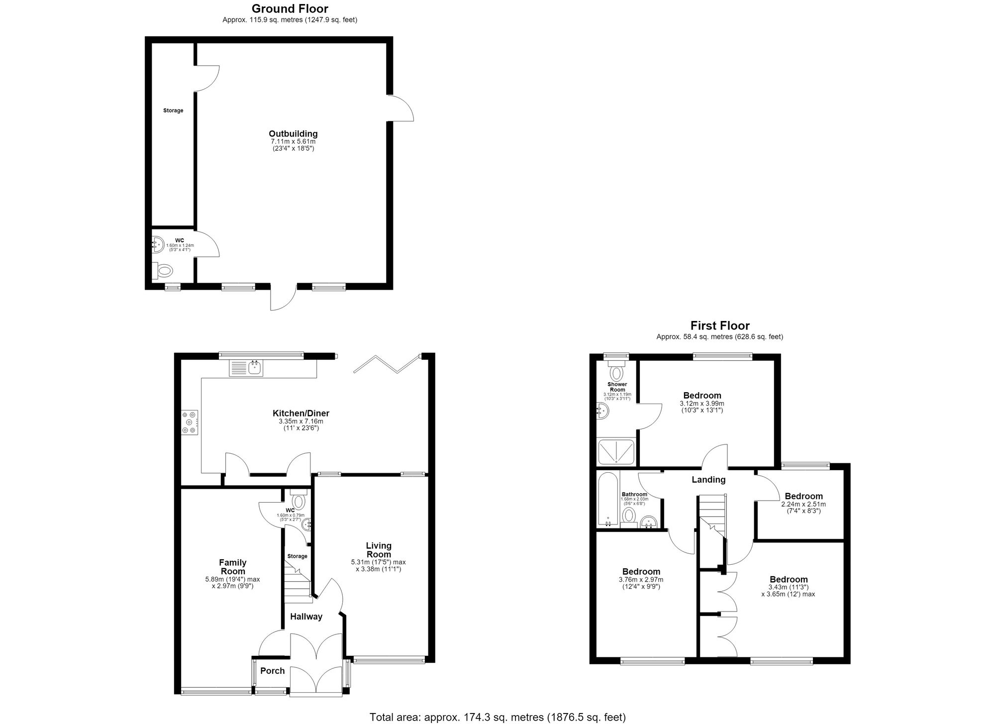 Grasmere Gardens, Ilford floorplan