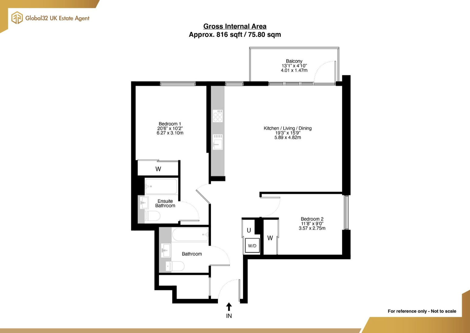 Lincoln Apartment, Fountain Park, Way,, London floorplan