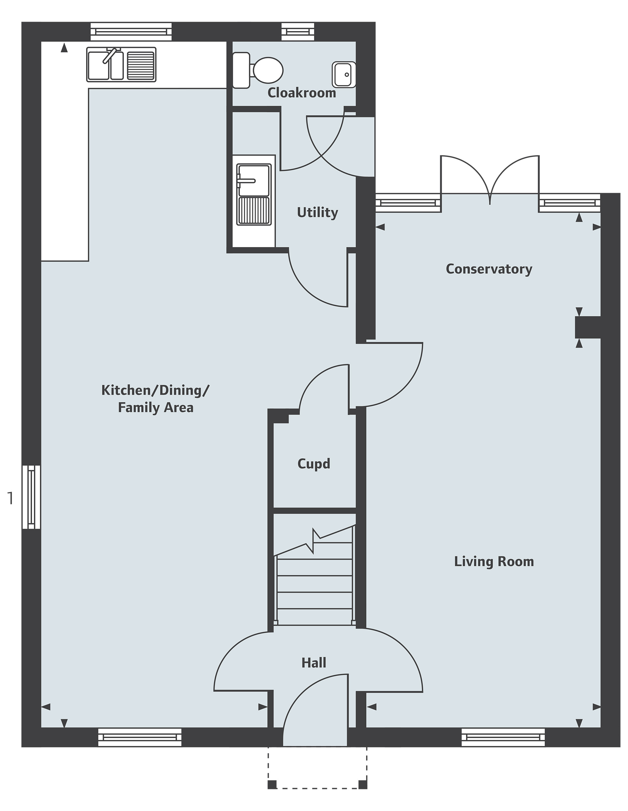 4 Bedrooms Detached house for sale in 