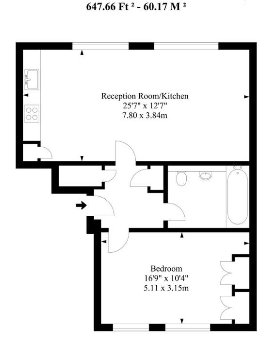 1 Bedrooms Flat to rent in 12 Latitude House, Oval Road, Primrose Hill NW1