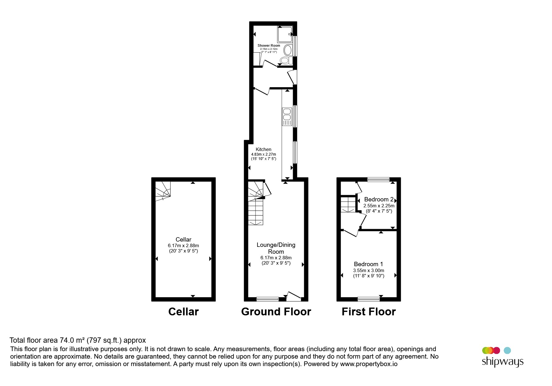 63, Lorne Street, Kidderminster floorplan