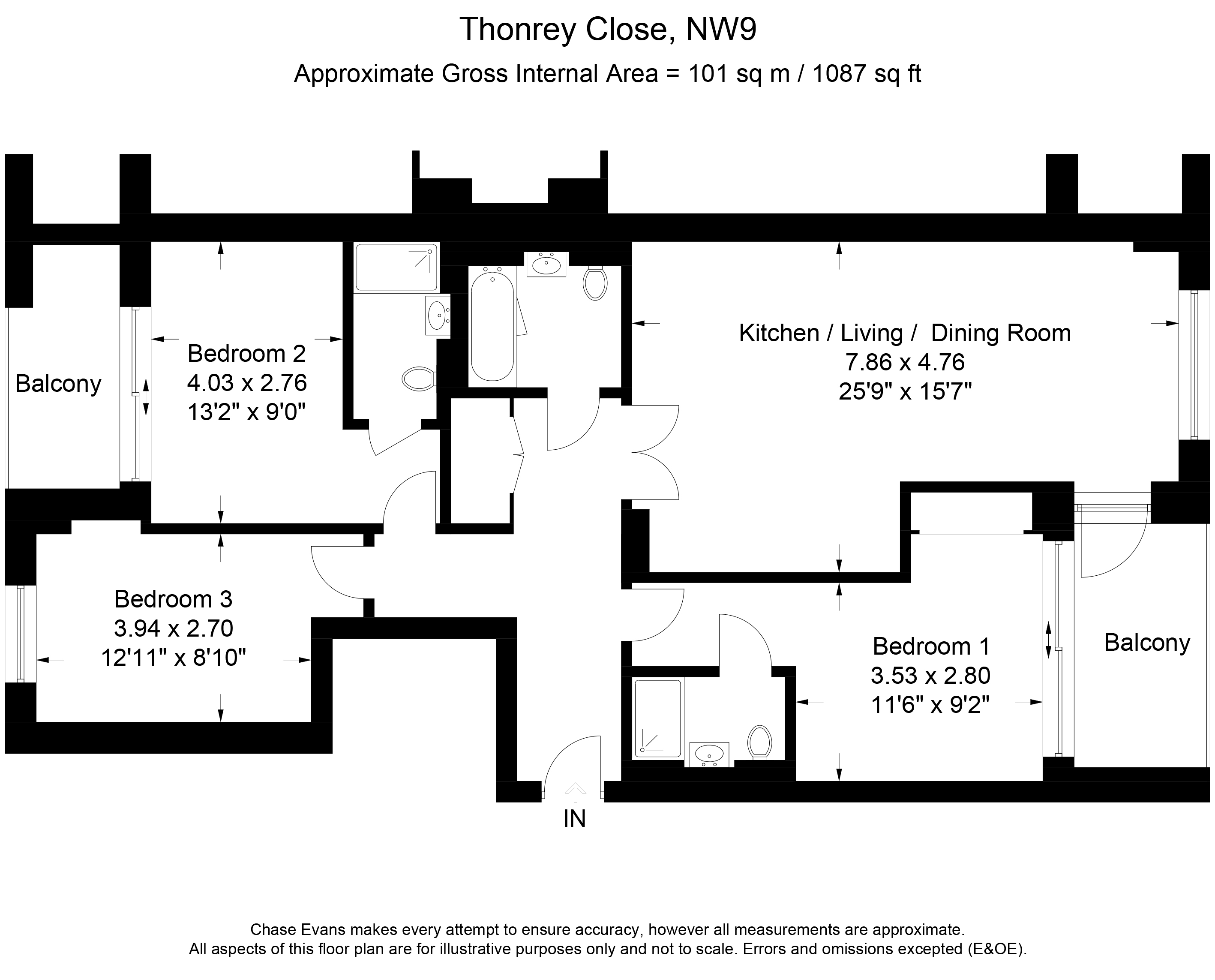 3 Bedrooms Flat to rent in Poplar House, Colindale Gardens, Colindale NW9