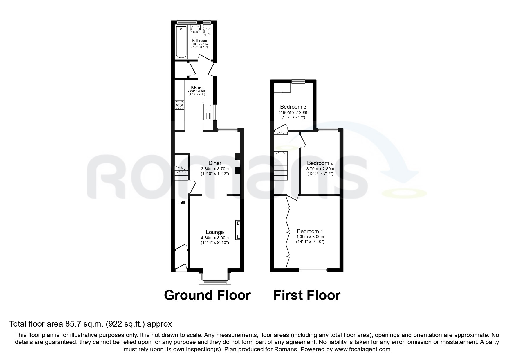 25, Elmdale Road, Bristol floorplan