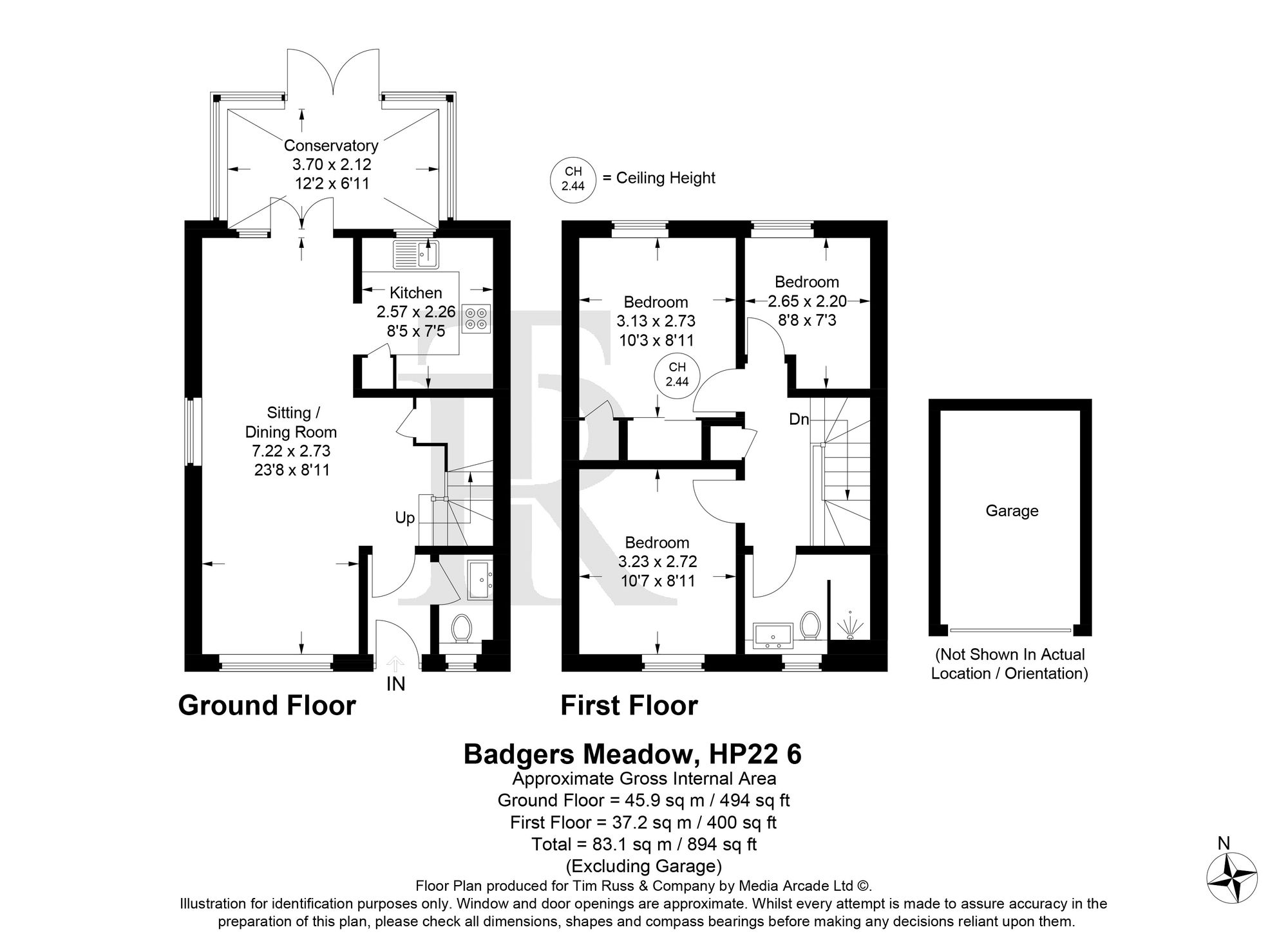 6 Badgers Meadow, Aylesbury floorplan