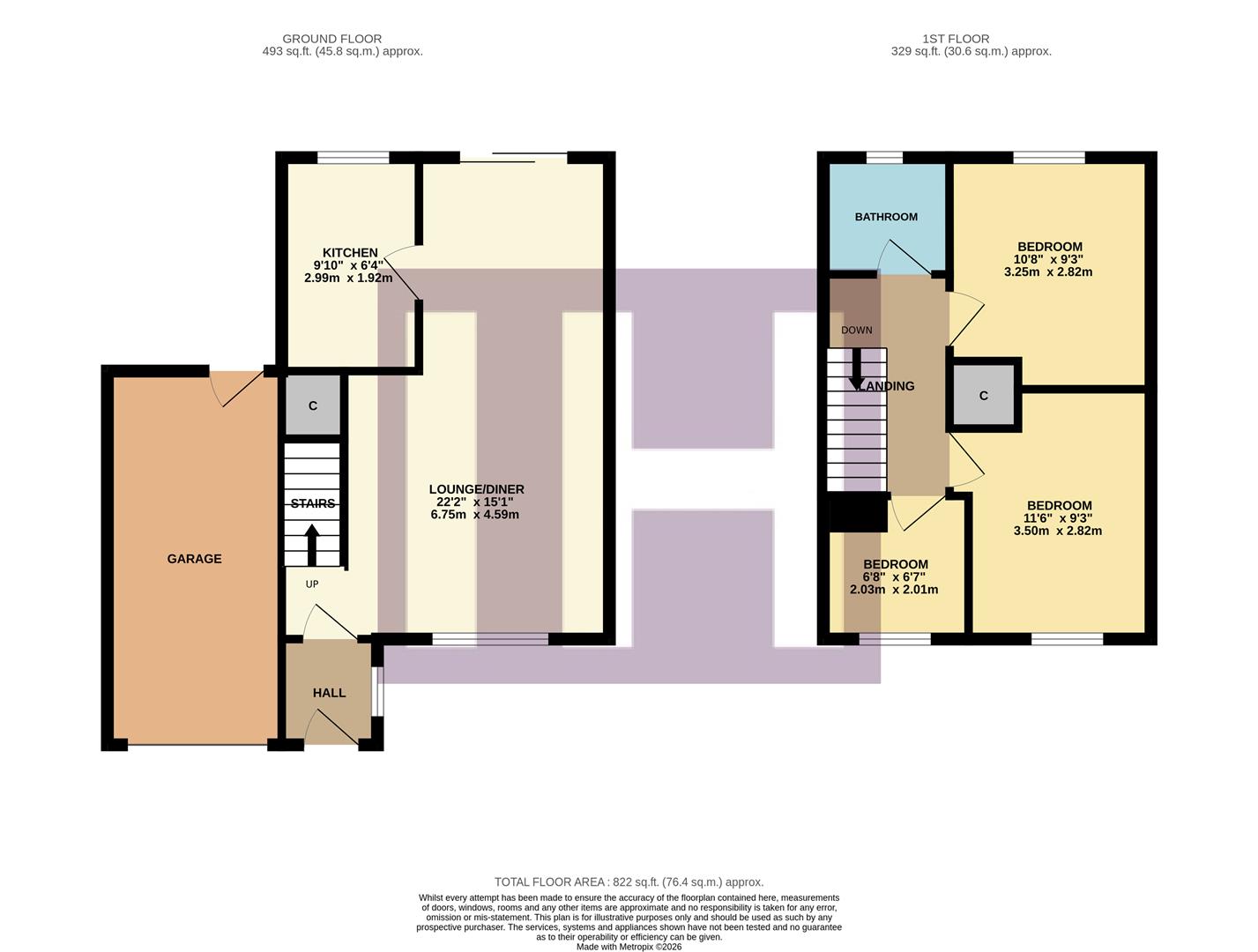 8, Cragside Court, Stockton-On-Tees floorplan