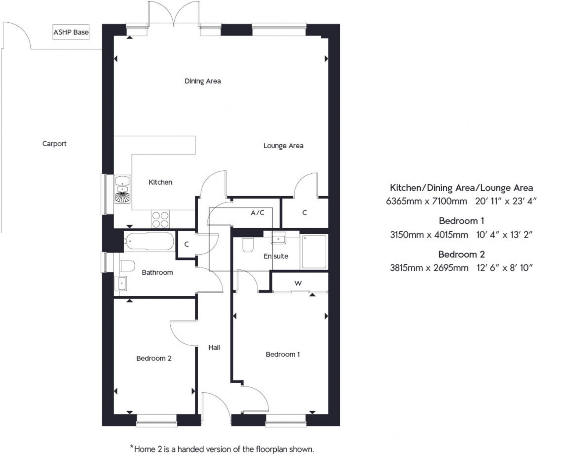 Home 1 - The Poppy, Levelo, Barnham Road, Chichester floorplan