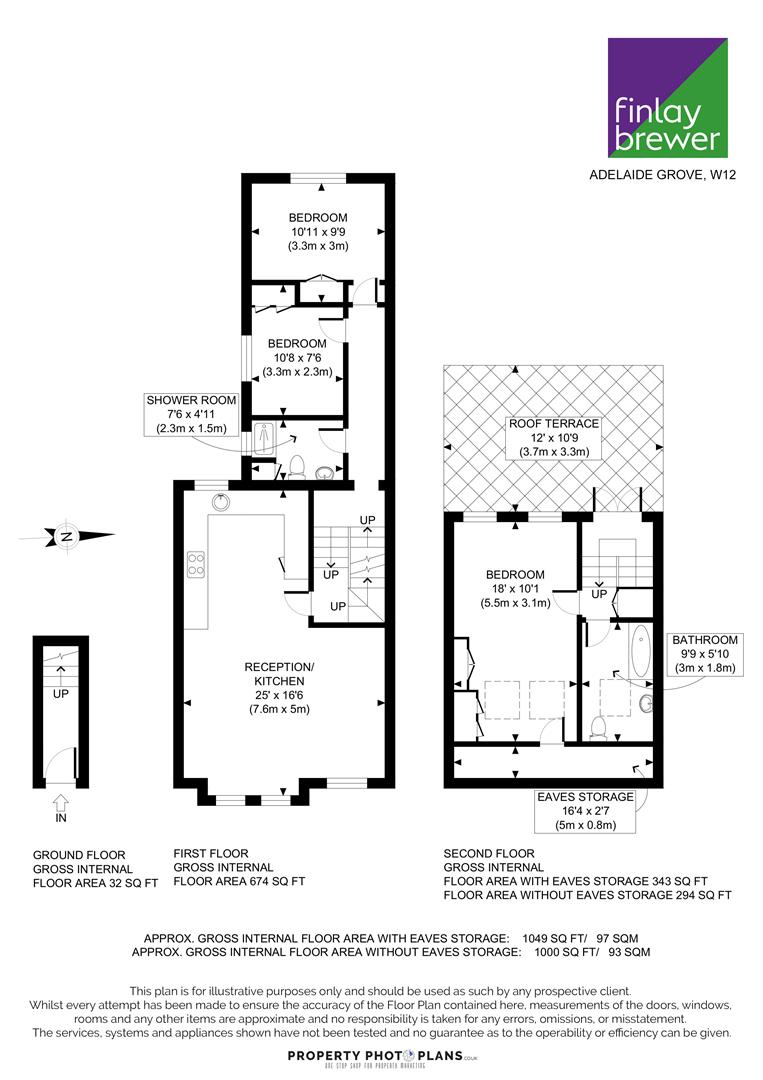 Flat A, 63, Adelaide Grove, London floorplan