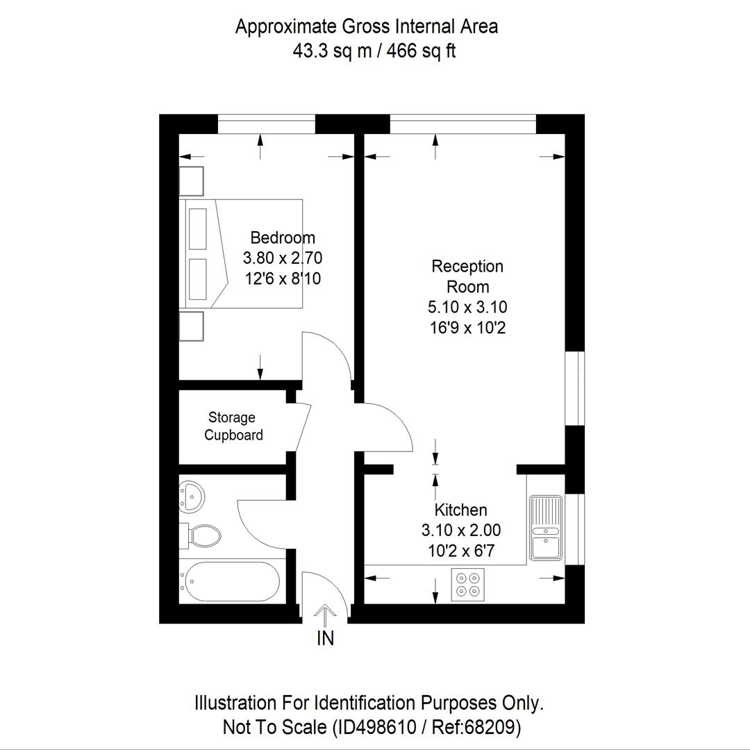 16 The Beeches, Lampton Road, Hounslow floorplan
