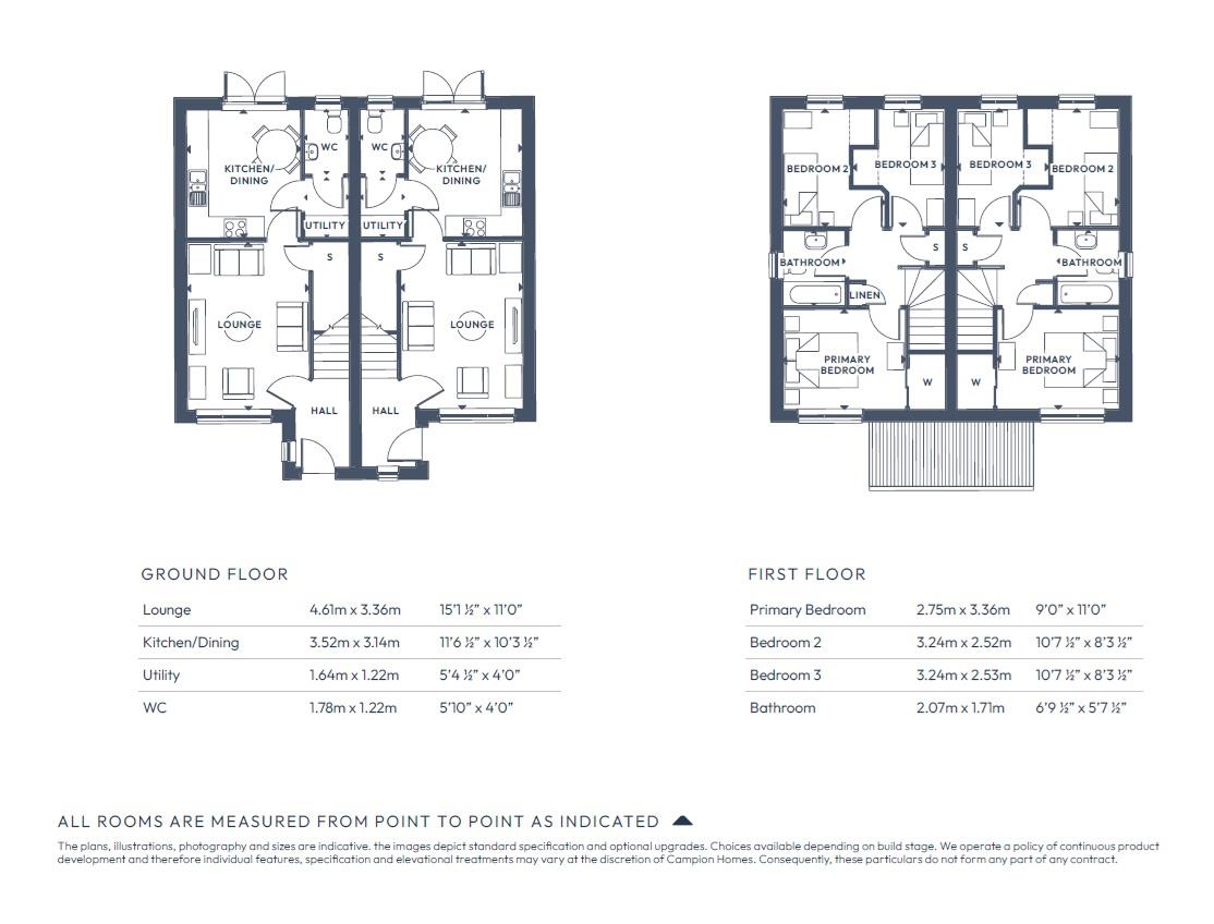 HAZEL, THE TEMPLE BALCURVIE, Temple Rise, Leven floorplan