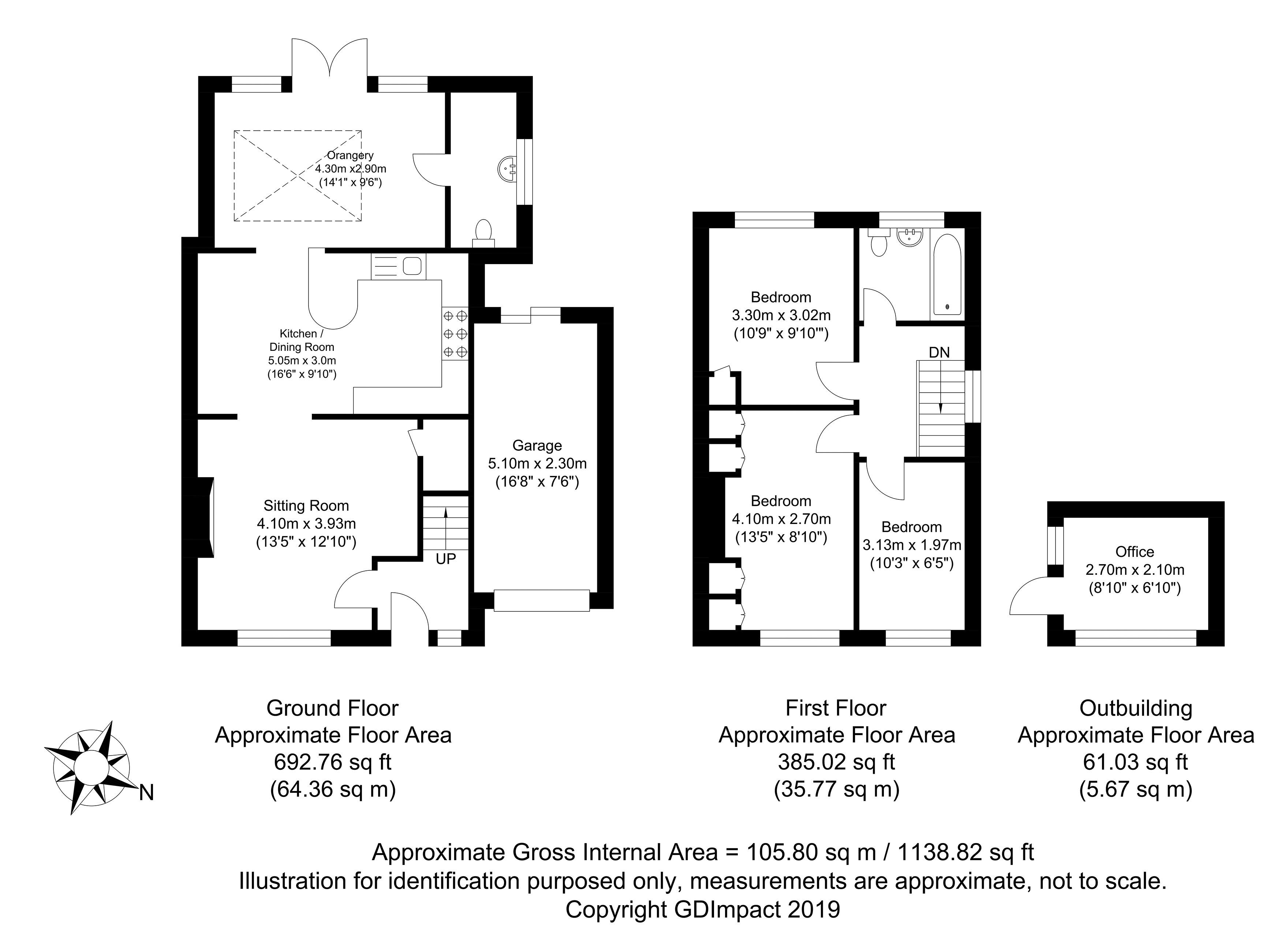 3 Bedrooms Semi-detached house for sale in Beech Road, Horsham, West Sussex RH12